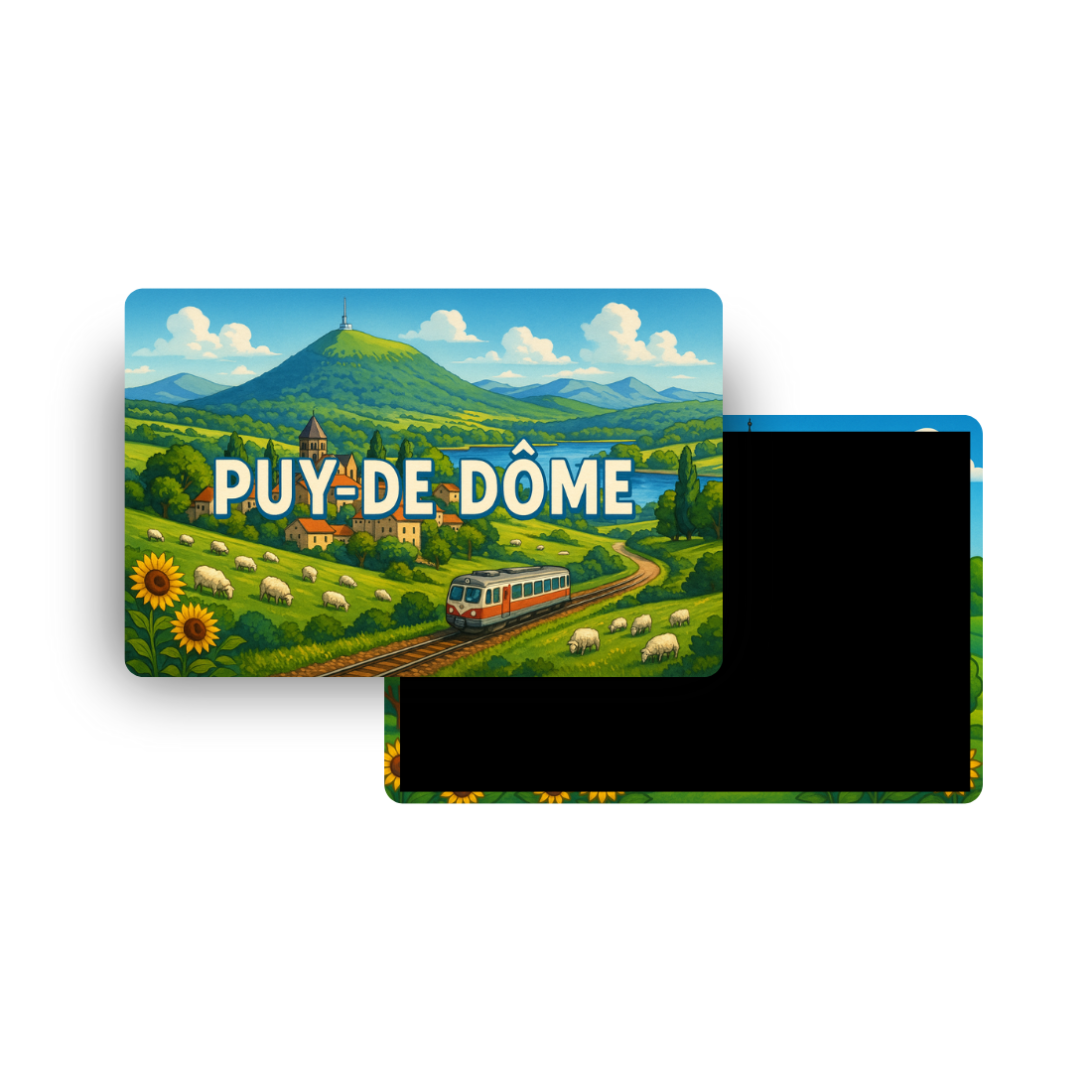 M877 Magnet Touristique Départements et Régions de France - Puy de dôme