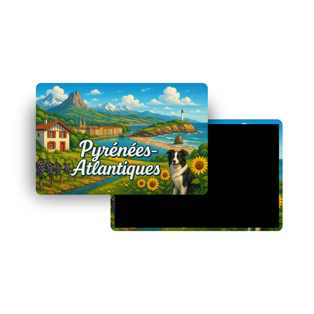 M878 Magnet Touristique Départements et Régions de France - Pyrénées Atlantiques