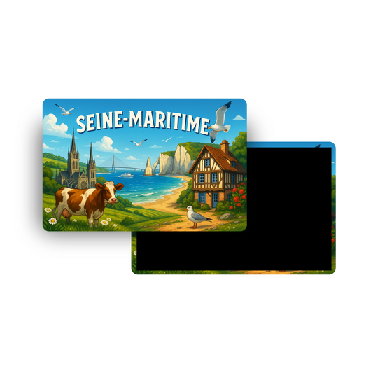 M890 Magnet Touristique Départements et Régions de France - Seine Maritime