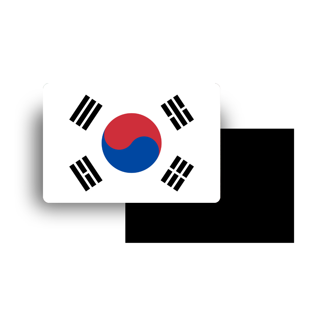 M900A Magnet Drapeau Pays du Monde - Corée du Sud