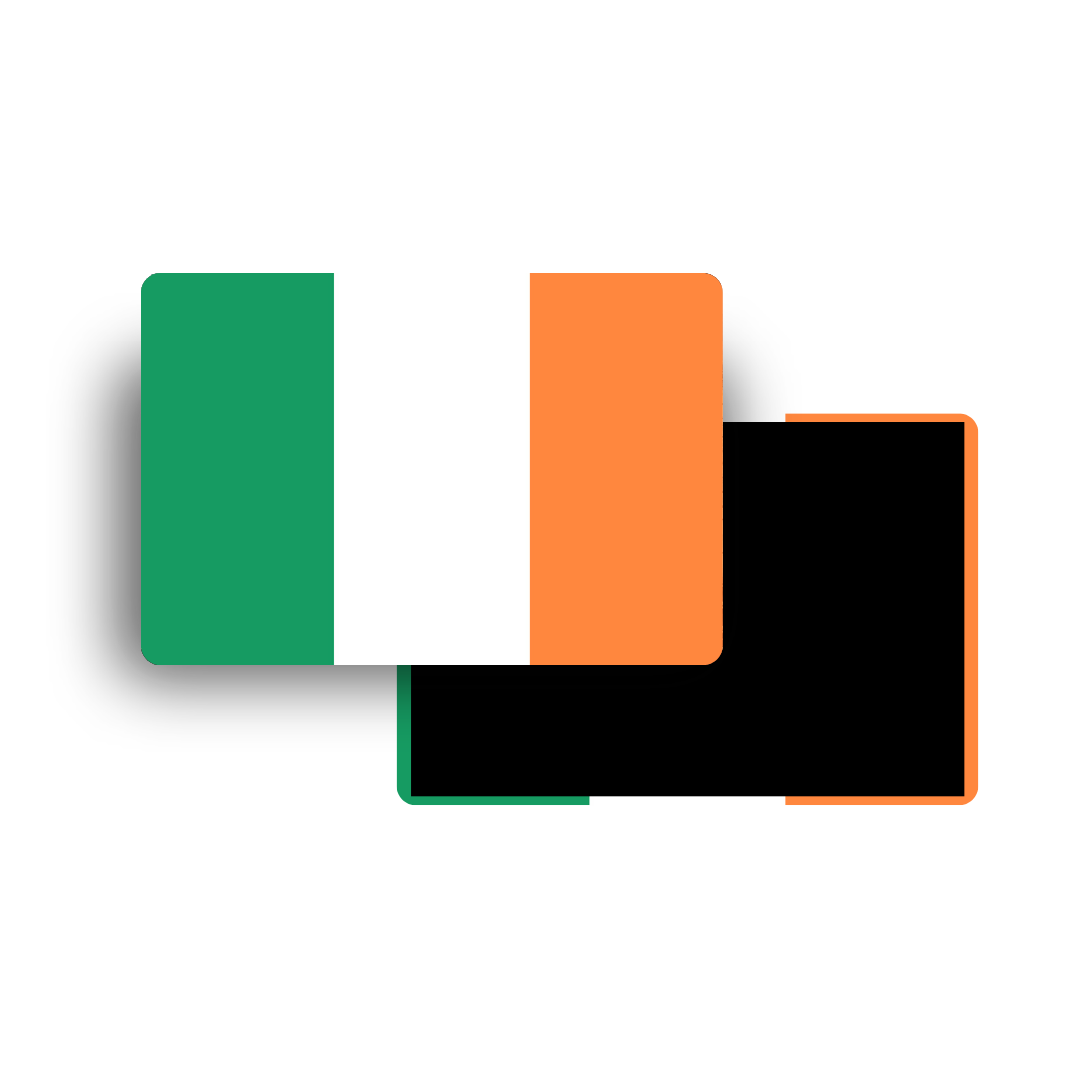 M900K Magnet Drapeau Pays du Monde - Irlande