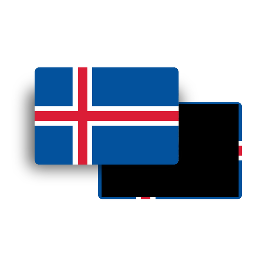 M900O Magnet Drapeau Pays du Monde - Islande
