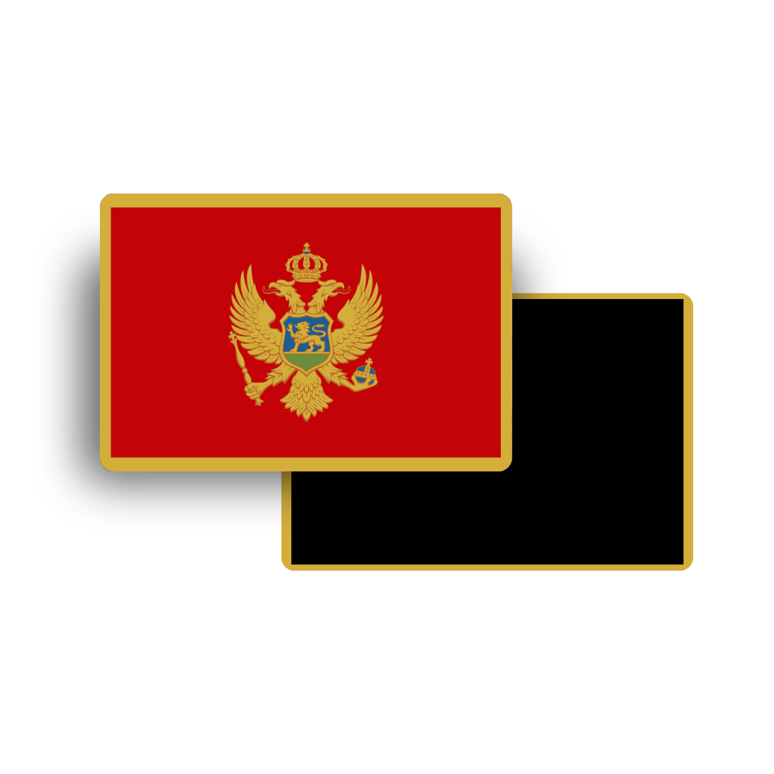 M900P Magnet Drapeau Pays du Monde - Monténégro