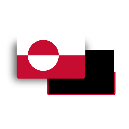 M901N Magnet Drapeau Pays du Monde - Groenland