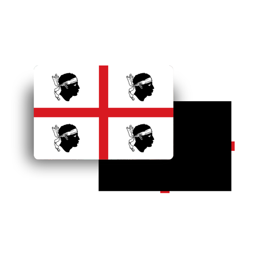 M901P Magnet Drapeau Pays du Monde - Sardaigne