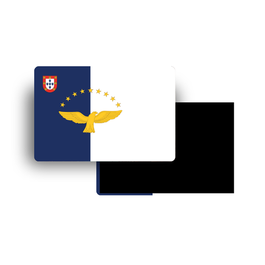 M901S Magnet Drapeau Pays du Monde - Açores