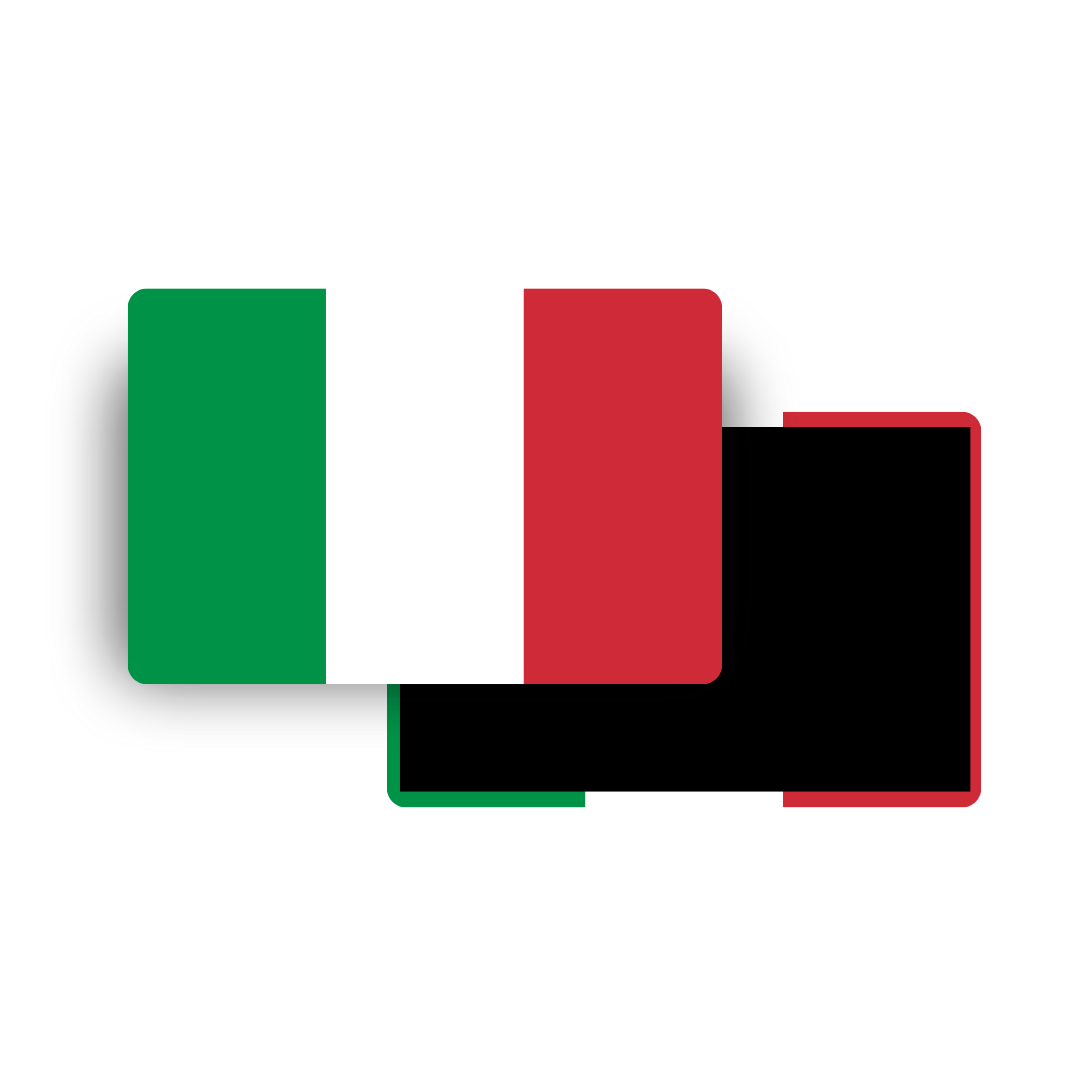 M904 Magnet Drapeau Pays du Monde - Italie