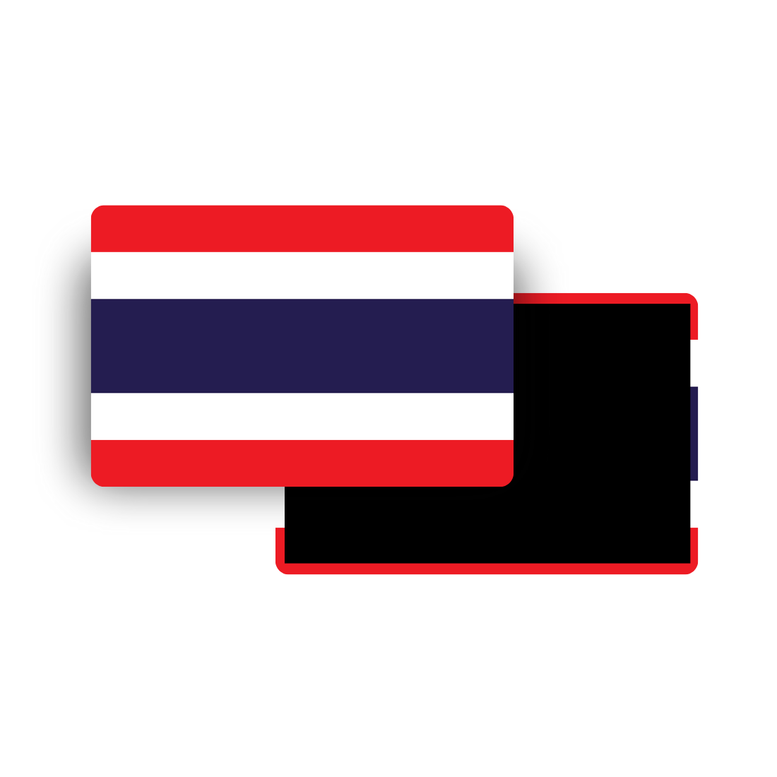 M909 Magnet Drapeau Pays du Monde - Thailande