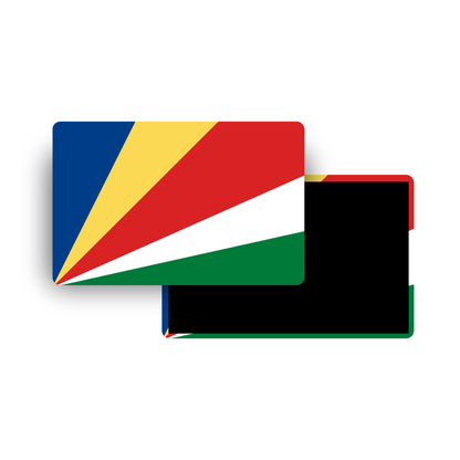M934 Magnet Drapeau Pays du Monde - Seychelles