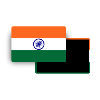 M940 Magnet Drapeau Pays du Monde - Inde