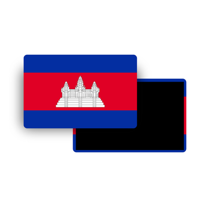 M941 Magnet Drapeau Pays du Monde - Cambodge