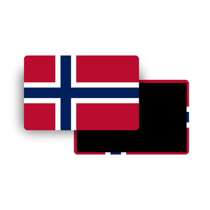 M944 Magnet Drapeau Pays du Monde - Norvège