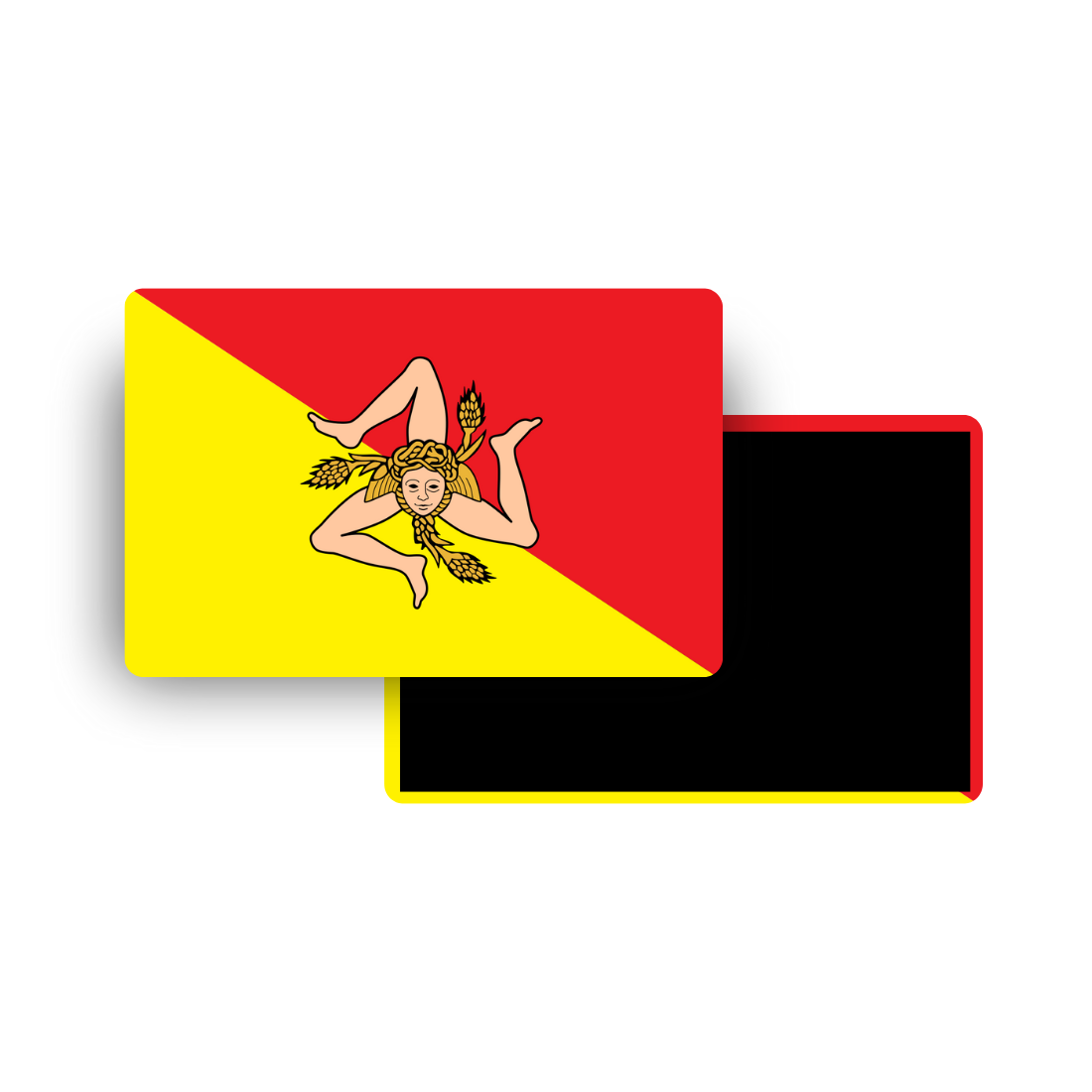 M948 Magnet Drapeau Pays du Monde - Sicile