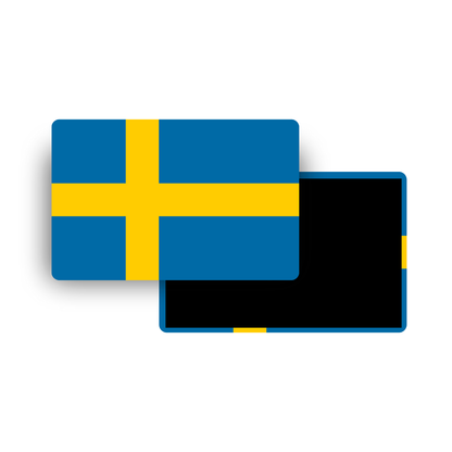M949 Magnet Drapeau Pays du Monde - Suède