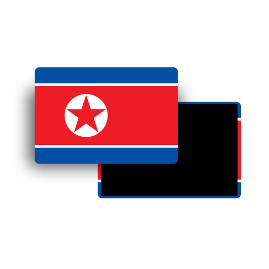 M999 Magnet Drapeau Pays du Monde - Corée du Nord