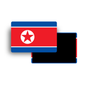 M999 Magnet Drapeau Pays du Monde - Corée du Nord