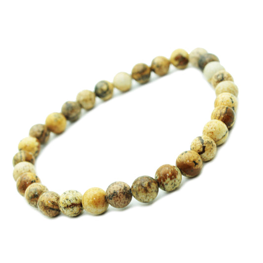 Bracelet Jaspe Paysage 6 mm