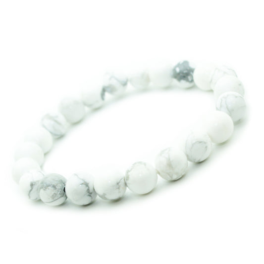 Bracelet Howlite 8 mm