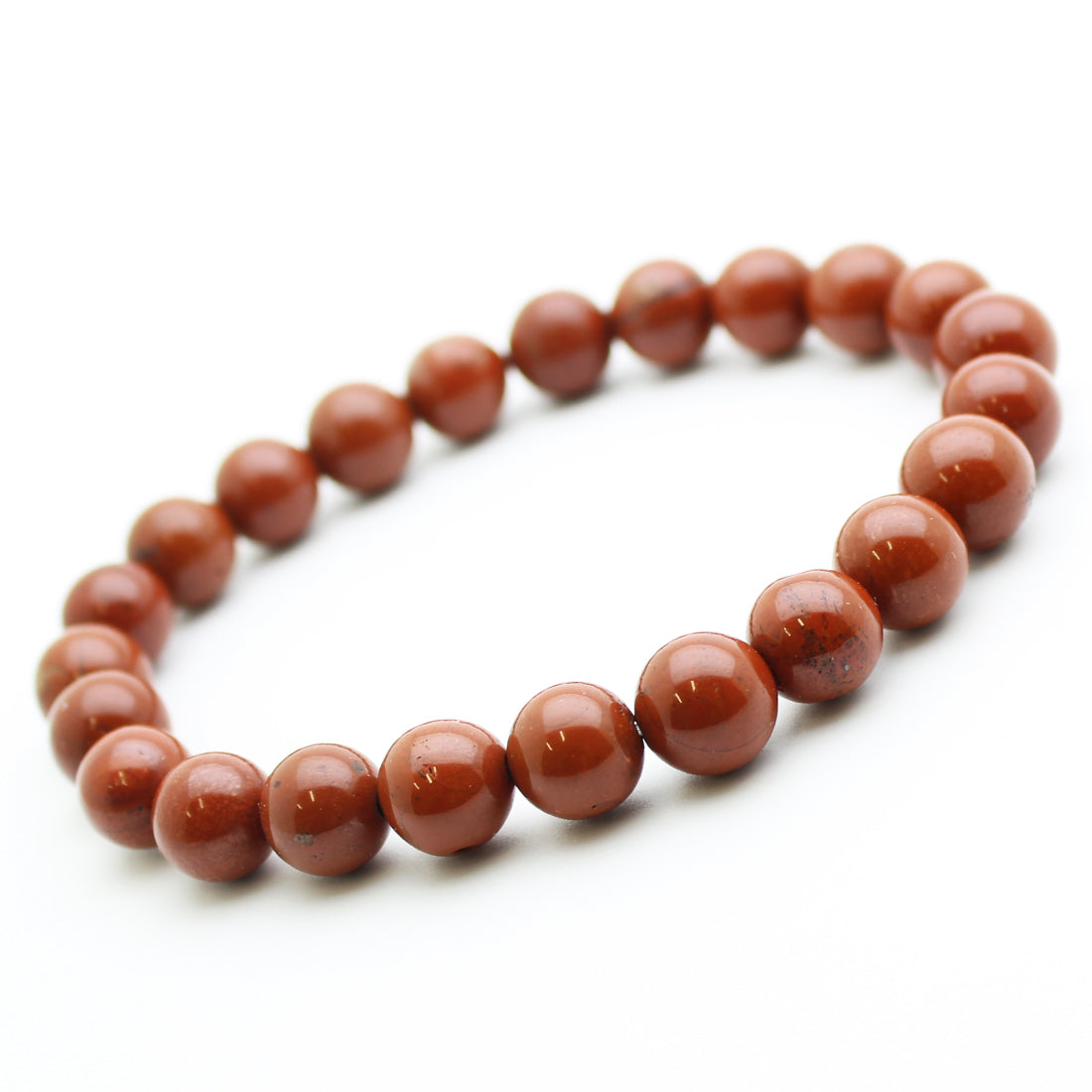 Bracelet Jaspe Rouge 8 mm