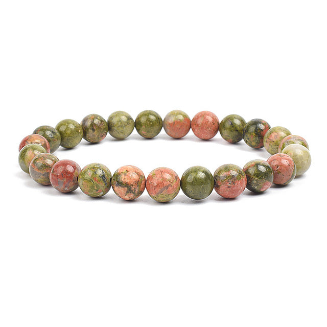 Bracelet Unakite 8 mm
