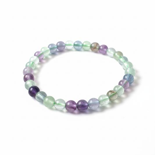 Bracelet Fluorite 6 mm