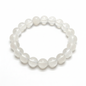Bracelet Quartz blanc 8 mm