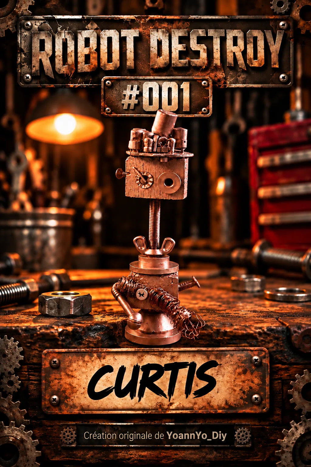 Robot Destroy numéro 001 — CURTIS