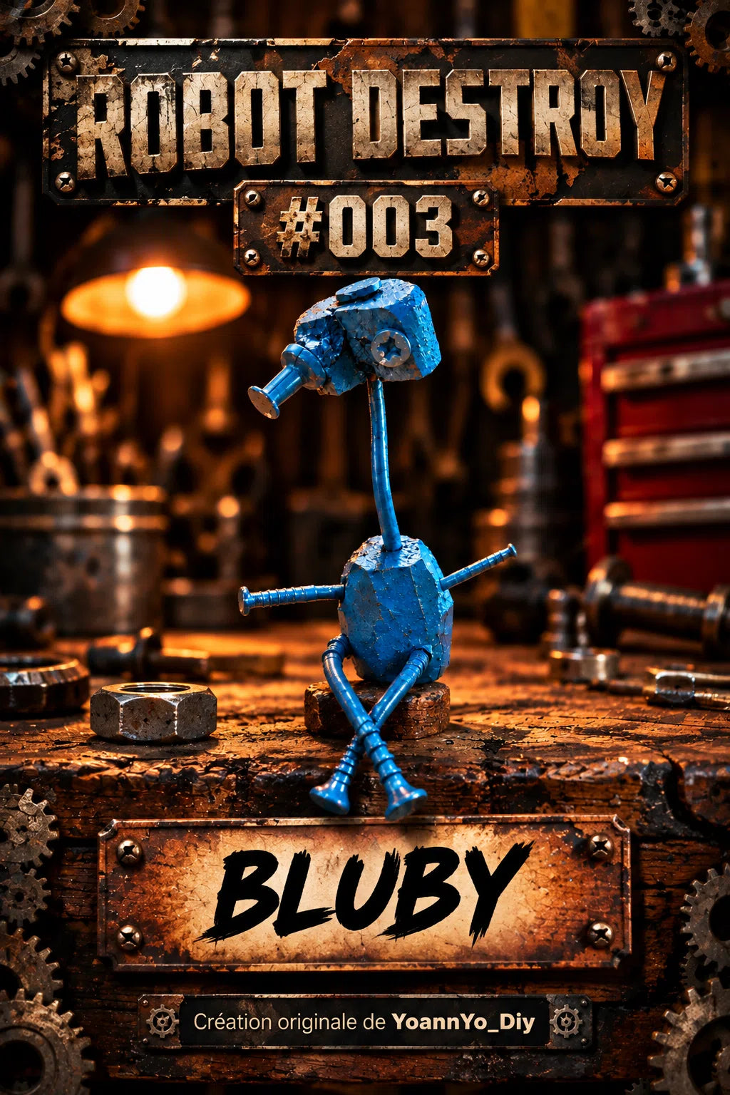 Robot Destroy numéro 003 — BLUBY
