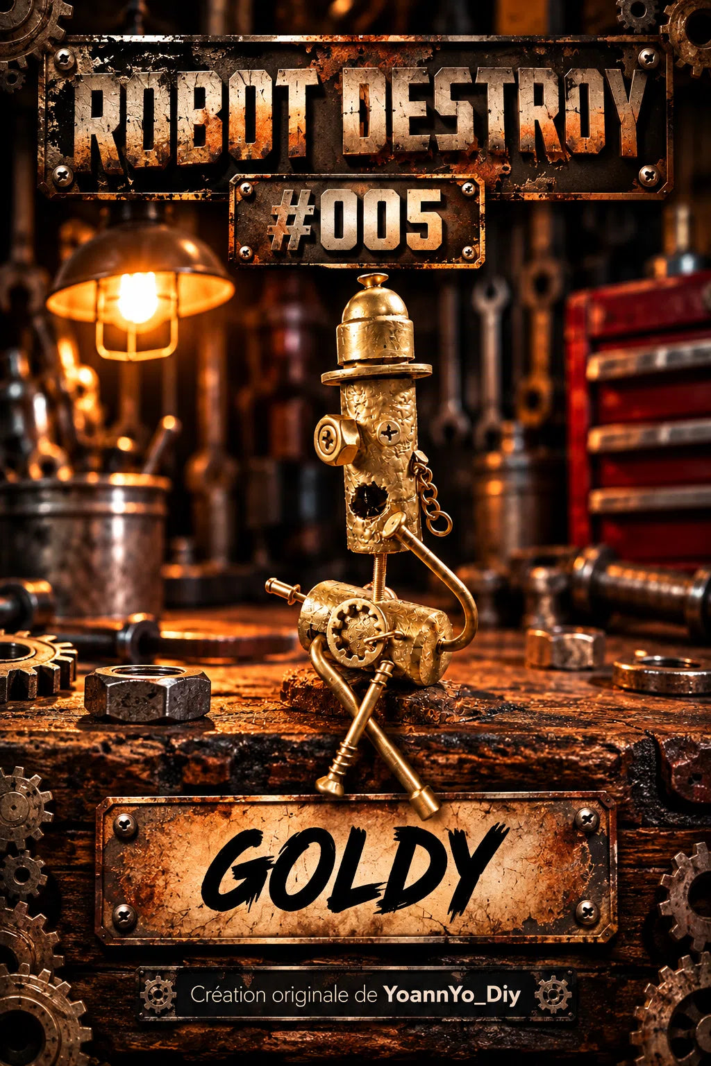 Robot Destroy numéro 005 — GOLDY