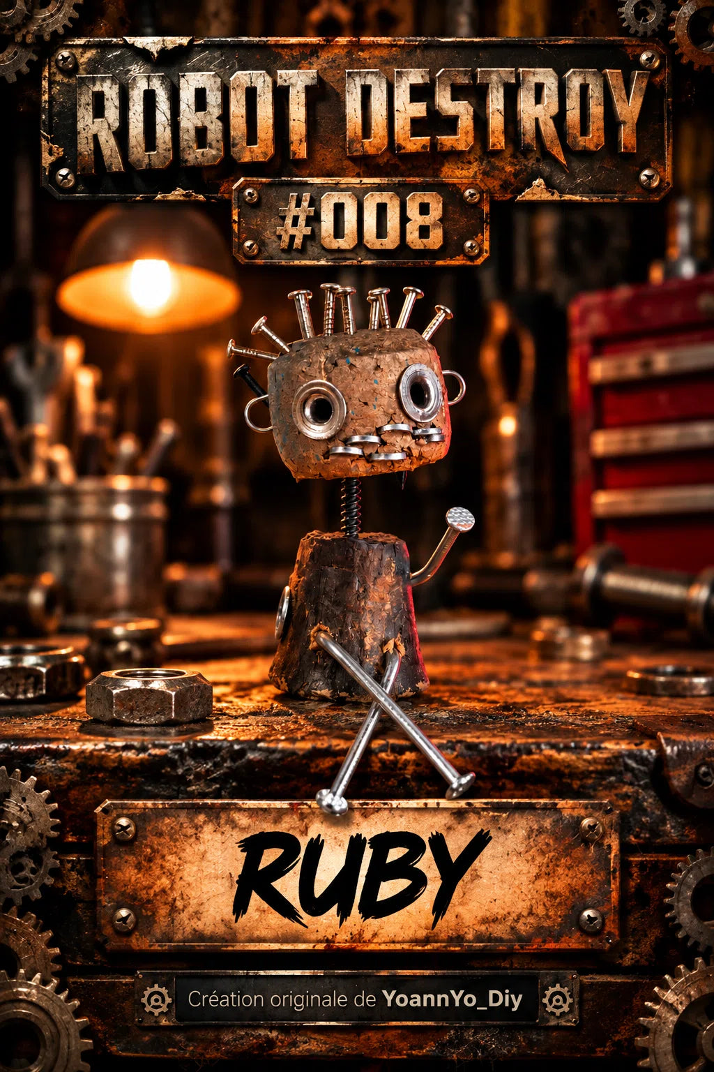 Robot Destroy numéro 008 — RUBY
