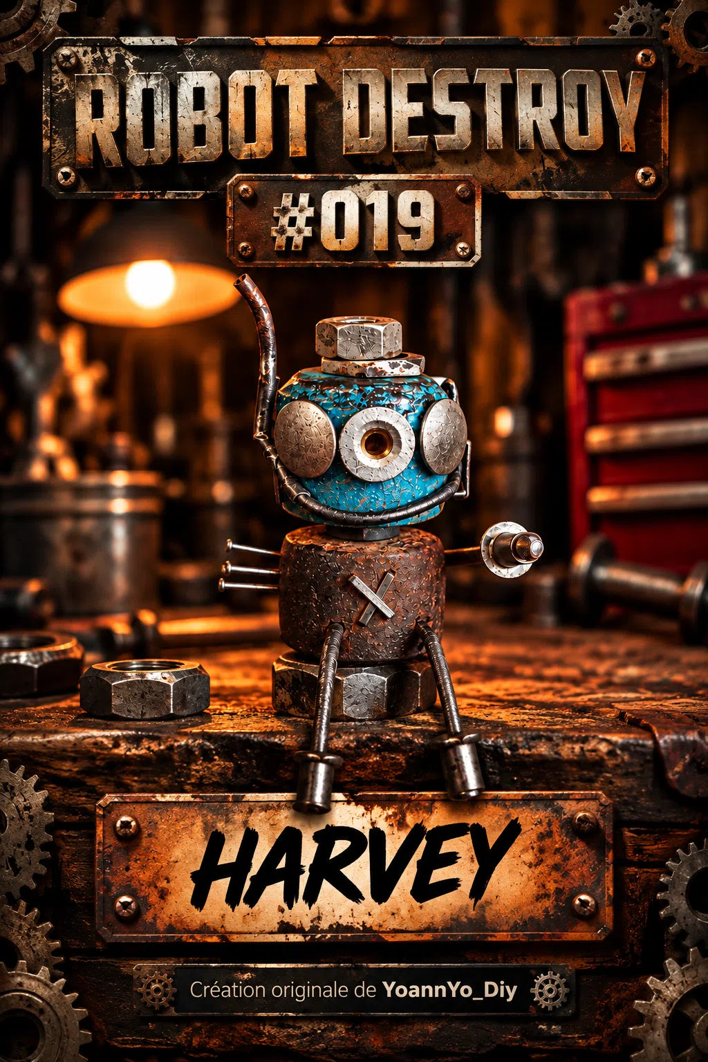 Robot Destroy numéro 019 — HARVEY
