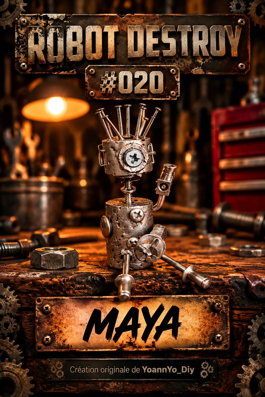 Robot Destroy numéro 020 — MAYA