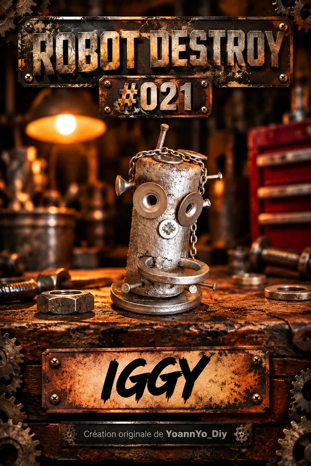 Robot Destroy numéro 021 — IGGY