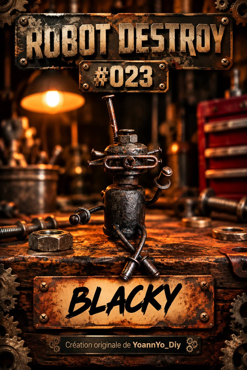 Robot Destroy numéro 023 — BLACKY