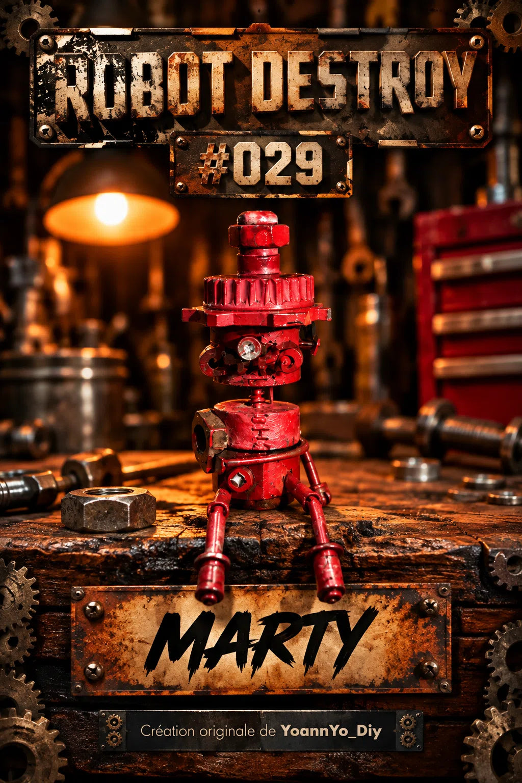 Robot Destroy numéro 029 — MARTY
