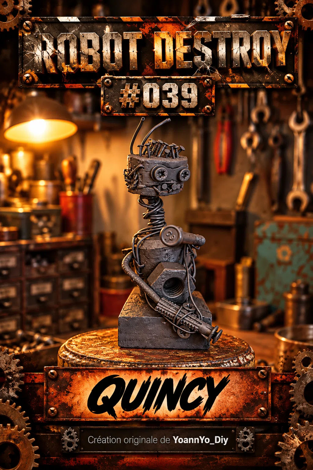 Robot Destroy numéro 039 — QUINCY