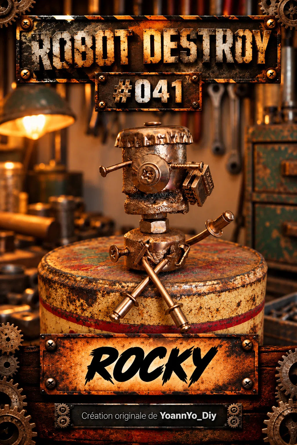 Robot Destroy numéro 041 — ROCKY