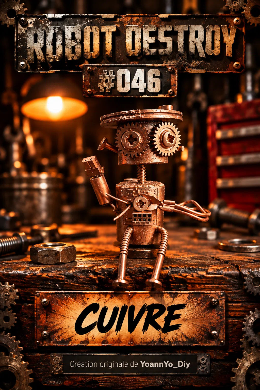 Robot Destroy numéro 046 — CUIVRE