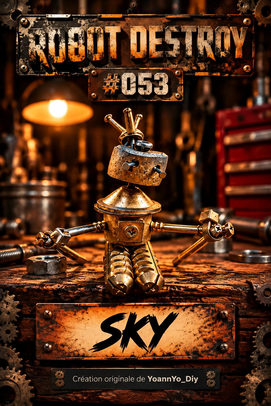 Robot Destroy numéro 053 — SKY