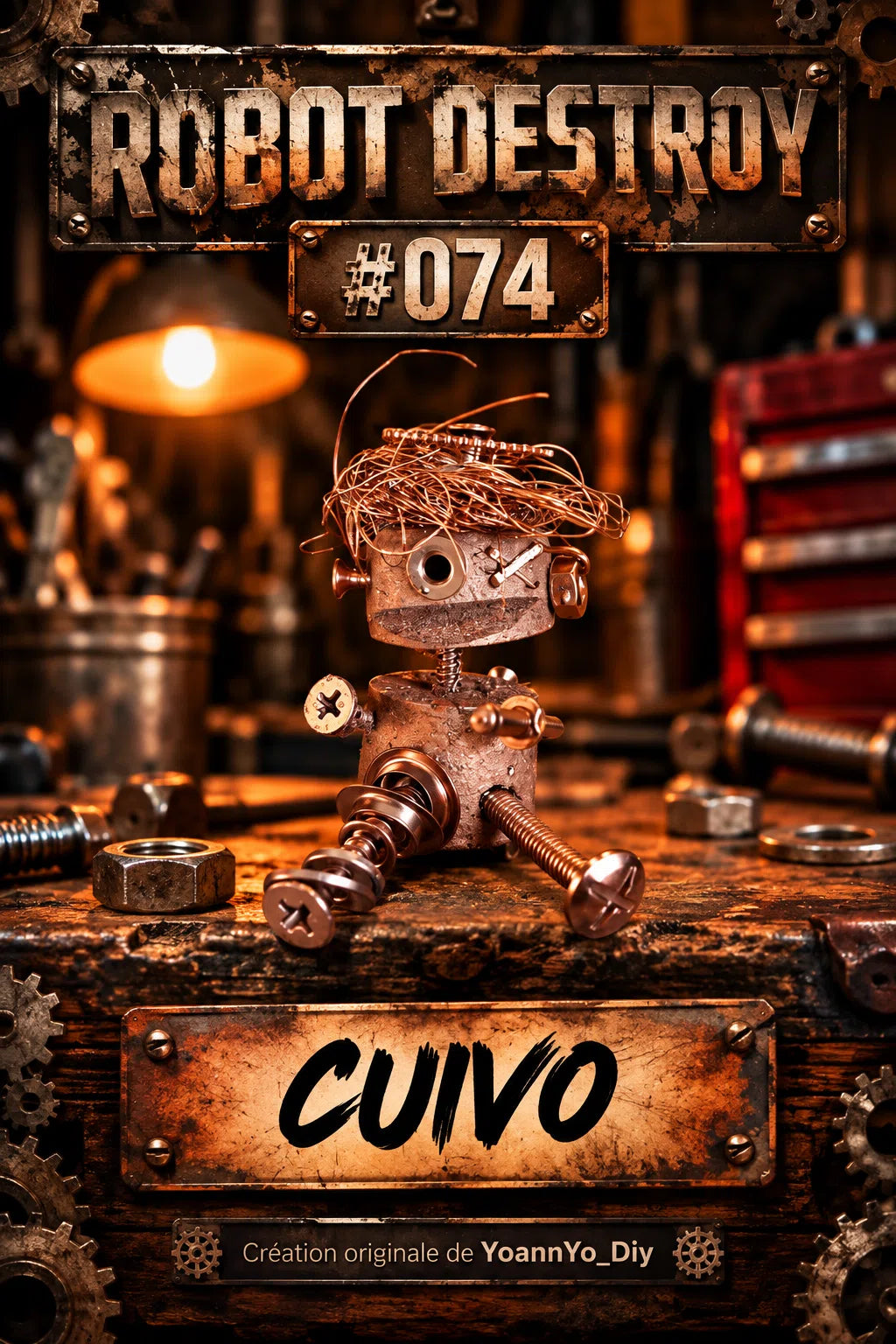 Robot Destroy numéro 074 — CUIVO